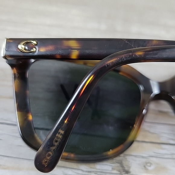 Coach HC8261 L1059 Womens Sunglasses 544687 Black Tortoise Frames Only 56-18 140 - Picture 10 of 14